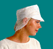 Non Woven Disposable Cap w/ hairnet