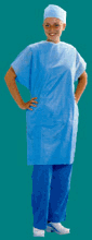 Non Woven Disposable Isolation Gown